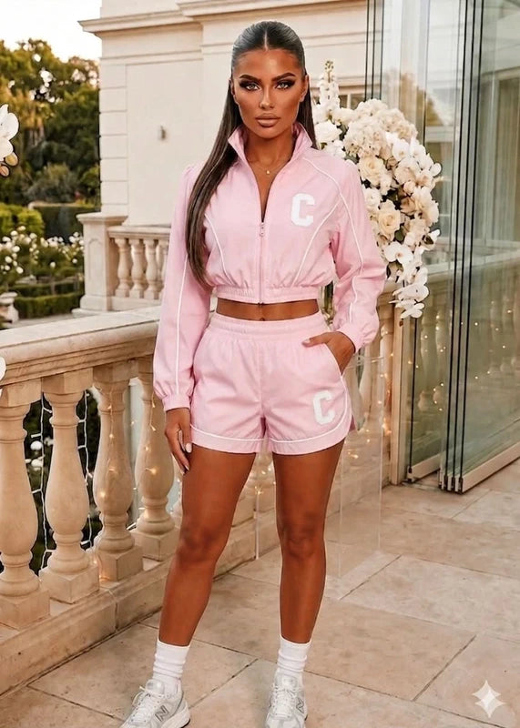 C Shell shorts tracksuit