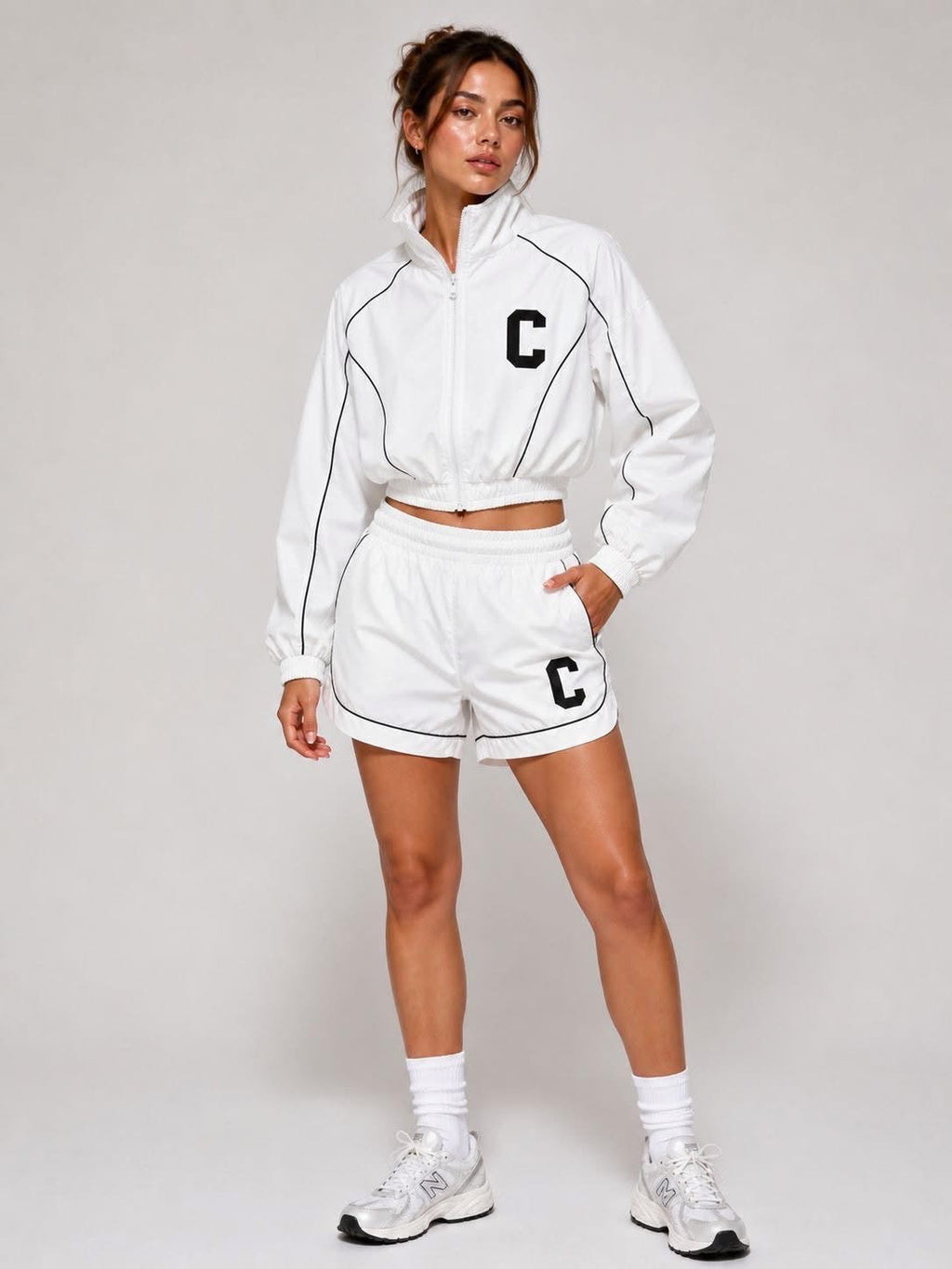 C Shell shorts tracksuit