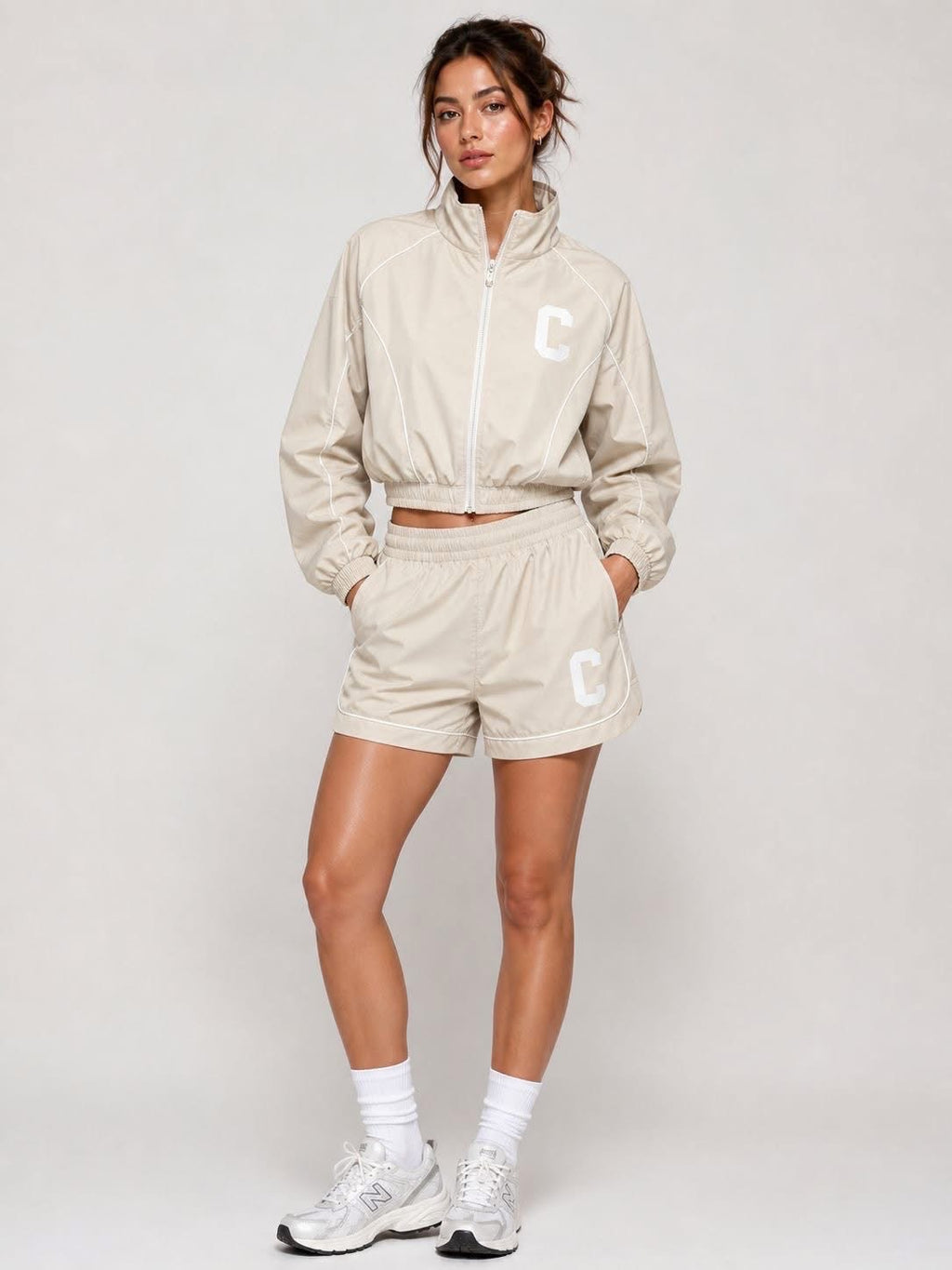C Shell shorts tracksuit